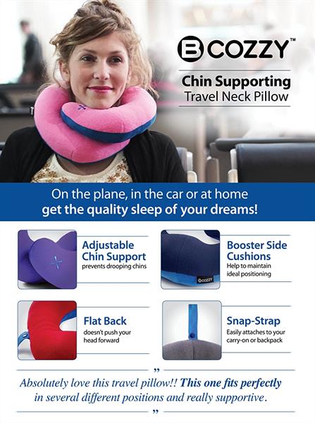 BCOZZY Chin Supporting Travel Pillow