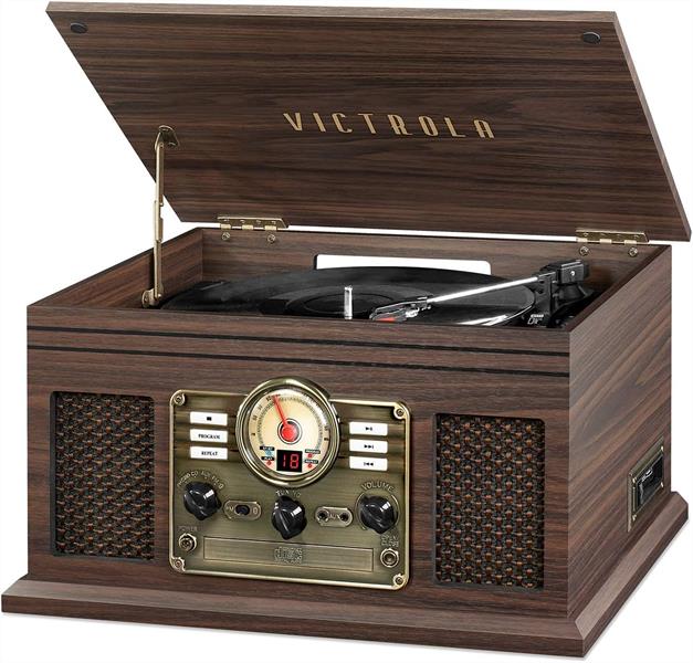 Victrola Nostalgic 6-in-1 Bluetooth Record Player