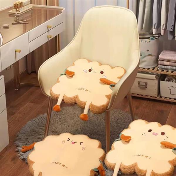 Charming Toast-Shaped Cushions